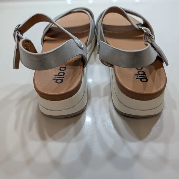 Brand New Silver Women's Sandals by Diba Size 7.5M - Picture 3 of 8